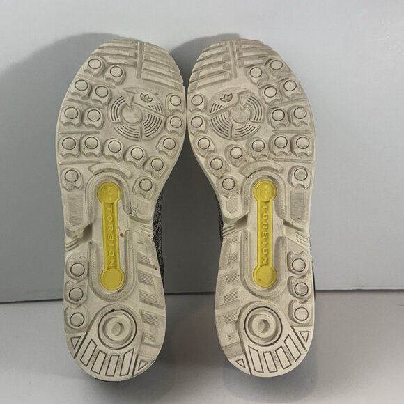Adidas ZX Flux Weave Moon Surface Mens Size 11 Gray Athletic Sneakers B23601 - Picture 7 of 8